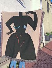 Load image into Gallery viewer, FEMME Woven Tapestry Blanket by MEROON
